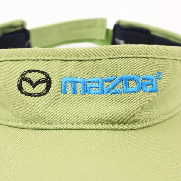 Page & Tuttle Mazda Adjustable Green Sun Visor Hat