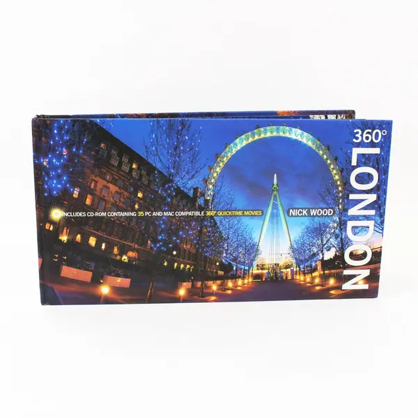 360° London by Nick Wood Illustrated Book with CD-ROM PC Mac Compatible