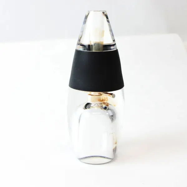 Vinturi Red Wine Aerator Pourer Decanter Clear Black Used