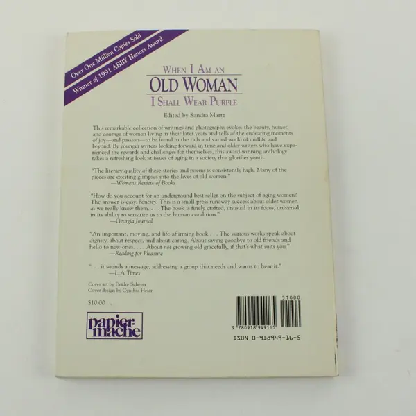When I Am an Old Woman I Shall Wear Purple 2nd Edition Paperback Sandra Martz