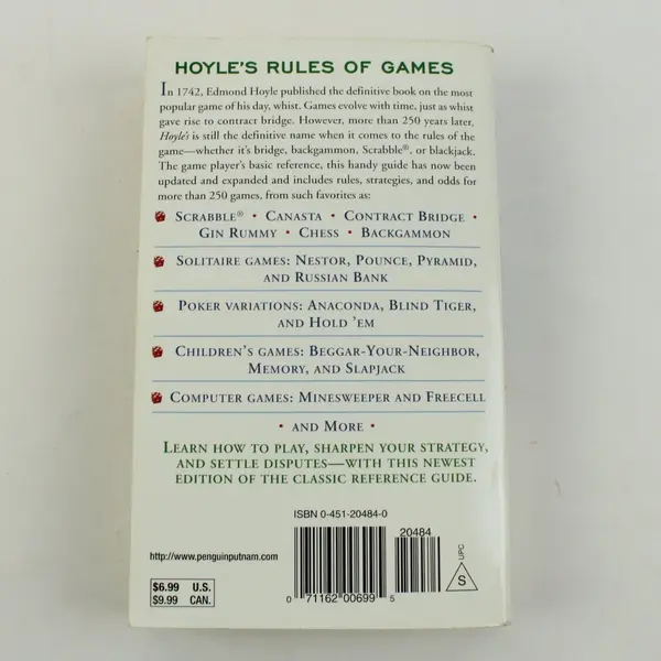 Hoyle's Rules of Games Card Games 3rd Ed A Morehead G Mott-Smith P Morehead