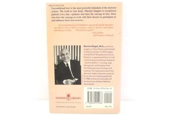Love, Medicine & Miracles Bernie S. Siegel MD Self-Healing Paperback Book