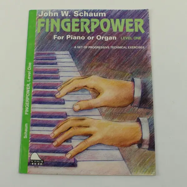 John W. Schaum Fingerpower Level One Piano or Organ Exercise Book
