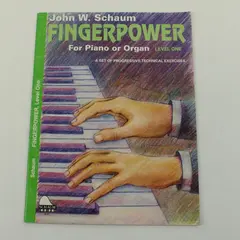 John W. Schaum Fingerpower Level One Piano or Organ Exercise Book