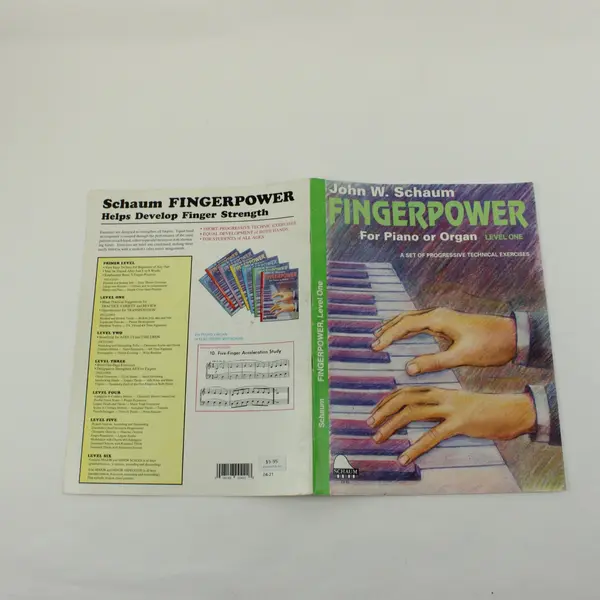 John W. Schaum Fingerpower Level One Piano or Organ Exercise Book