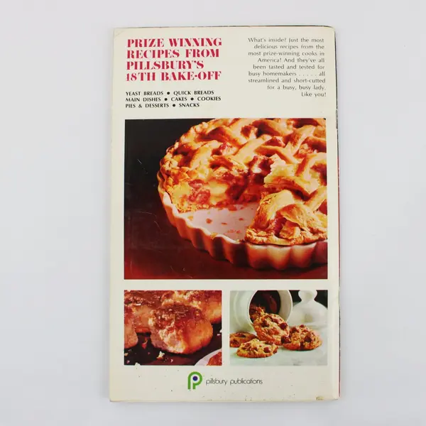 Vintage 1967 Pillsbury Bake-Off Cook Book Paperback 100 Prize-Winning Recipes