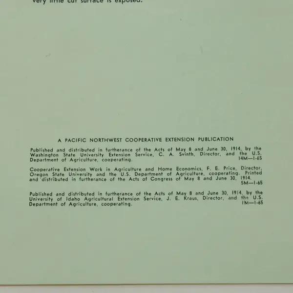 Grafting Fruit Trees PNW Bulletin 62 January 1965 Gardening Booklet