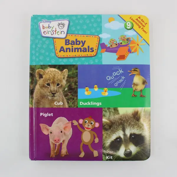 Disney Baby Einstein Baby Animals Children's Board Book 2010