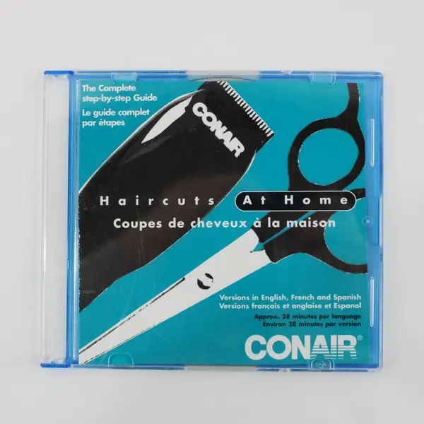 Conair Haircuts At Home Step-by-Step Guide CD English French Spanish