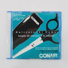 Conair Haircuts At Home Step-by-Step Guide CD English French Spanish