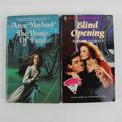 Lot of 2 Paperbacks The House of Fand Anne Maybury Blind Opening Nancy Elliott