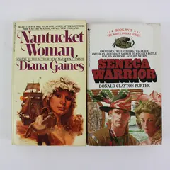 Lot of 2 PB Nantucket Woman Diana Gaines Seneca Warrior Donald Clayton Porter