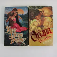 Lot of 2 Paperback Romance Oriana Vayle Love's Savage Destiny Bowersock