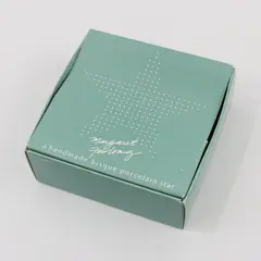Margaret Furlong Morning Star Bisque Porcelain Shell Star Ornament Original Box