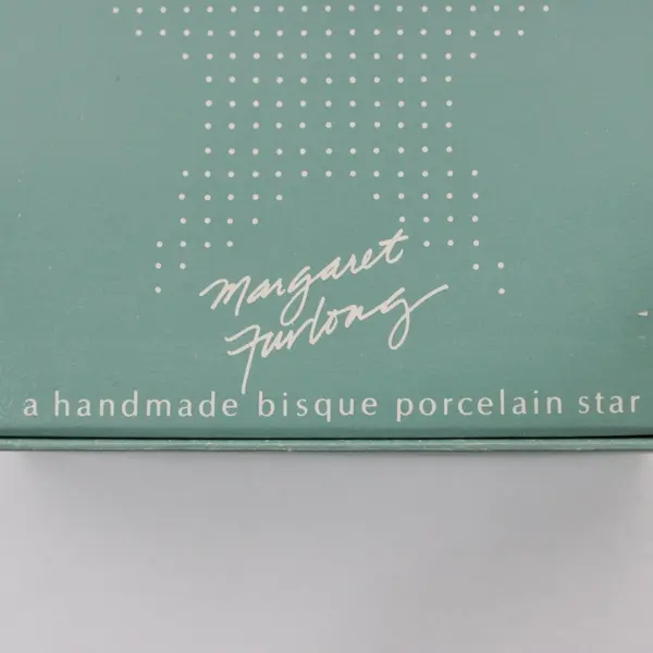 Margaret Furlong Morning Star Bisque Porcelain Shell Star Ornament Original Box