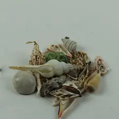 Lot of 20 Shell Ornaments Coastal Holiday Decor Crafts