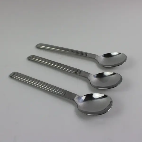 Lot of 3 Reed & Barton Hilton Head Stainless Oval Soup Spoons 7.25"