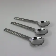 Lot of 3 Reed & Barton Hilton Head Stainless Oval Soup Spoons 7.25"