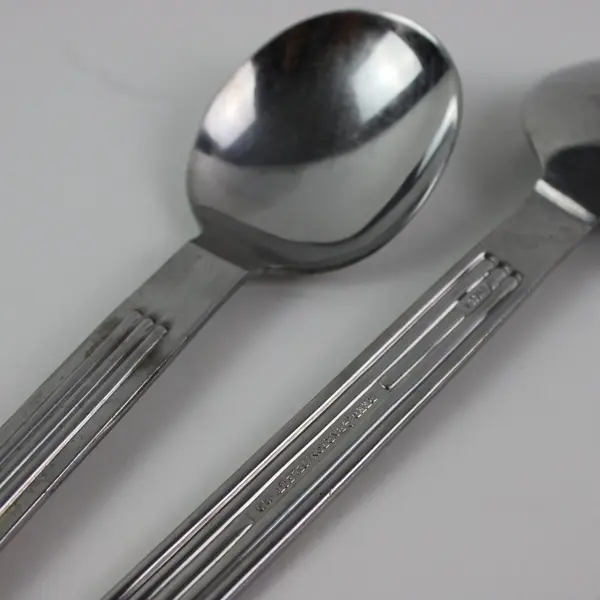 Lot of 3 Reed & Barton Hilton Head Stainless Oval Soup Spoons 7.25"