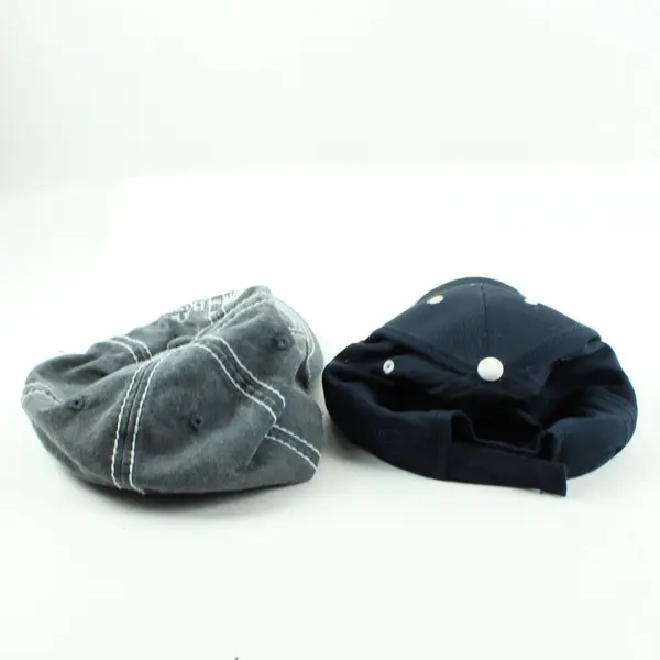 Lot of 2 Adjustable Baseball Caps Casual Wear Pre-Owned