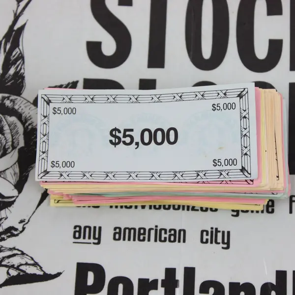 Vintage 1978 J.F.M. Games Co. Stock Block Portland Oregon Board Game