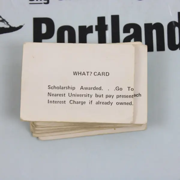 Vintage 1978 J.F.M. Games Co. Stock Block Portland Oregon Board Game