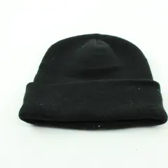 Rockin' Ready Mix Black Knit Embroidered Beanie Hat One Size