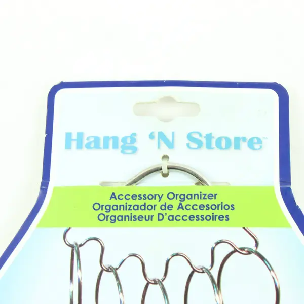 EVRI Hang 'N Store Accessory Organizer 5 Rings Closet Hanger