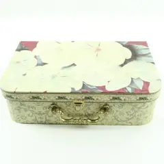 Tri-Coastal Design Isor Levashov Floral Suitcase-Style Storage Box