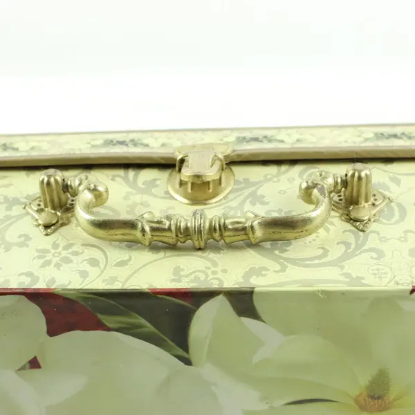 Tri-Coastal Design Isor Levashov Floral Suitcase-Style Storage Box