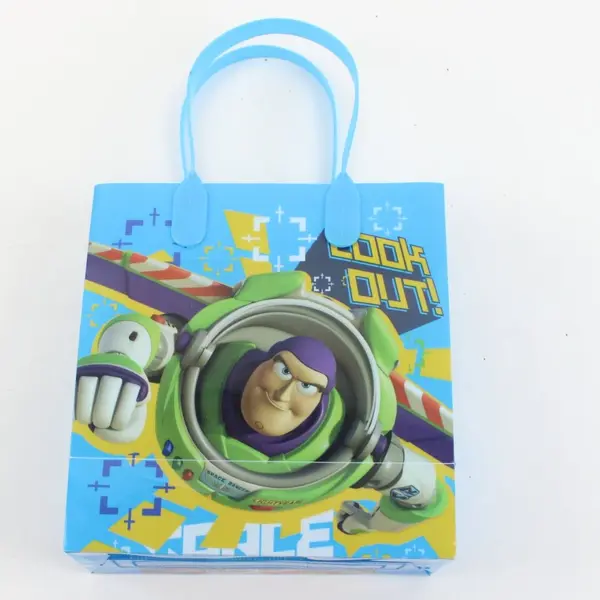 Disney Toy Story Buzz Lightyear Blue Plastic Party Favor Treat Bag