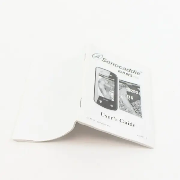 Sonocaddie Golf GPS V500 User Guide Manual Sonostar Inc