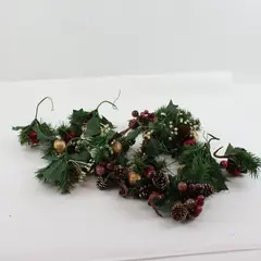 Lot of 18 Christmas Floral Ornaments Holiday Decor