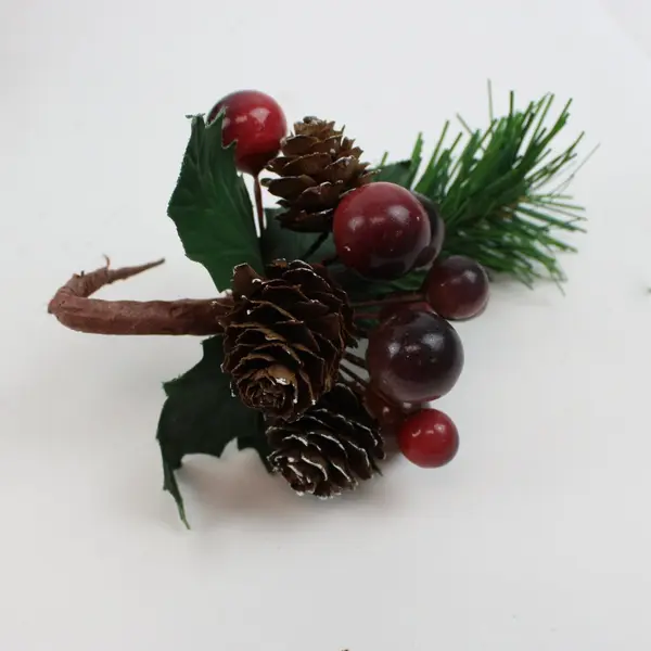 Lot of 18 Christmas Floral Ornaments Holiday Decor