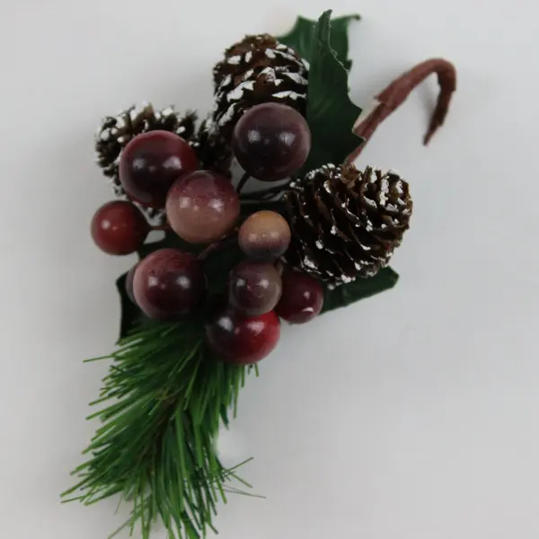 Lot of 18 Christmas Floral Ornaments Holiday Decor