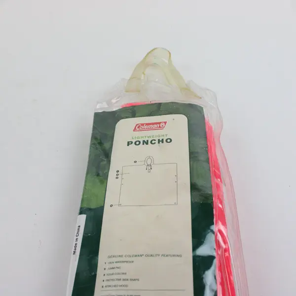 Lot of 3 Rain Ponchos Coleman First Aid Only Nature Trek PVC