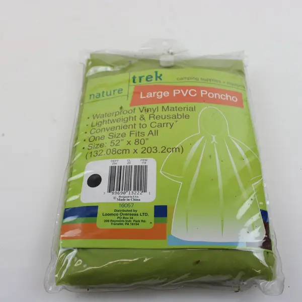 Lot of 3 Rain Ponchos Coleman First Aid Only Nature Trek PVC