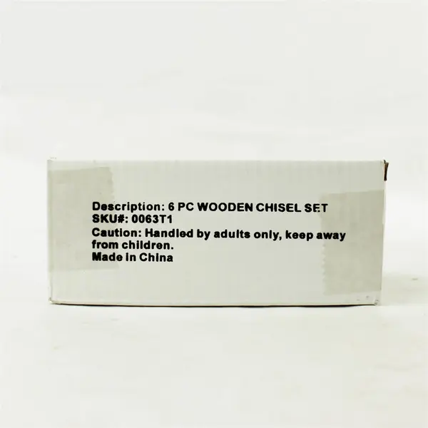 New 6-Piece Woodworking Chisel Set Wooden Handles Carpentry Tools Sealed