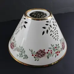 Lenox Williamsburg Boxwood & Pine Ceramic Lamp Shade