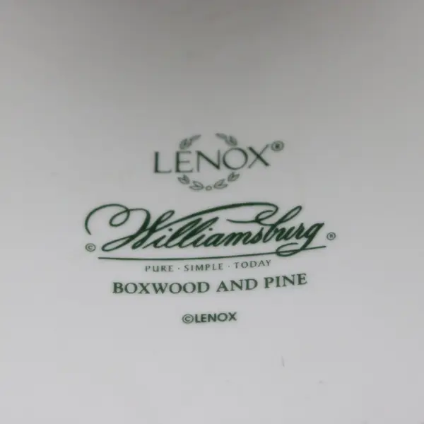 Lenox Williamsburg Boxwood & Pine Ceramic Lamp Shade