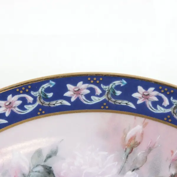 W.S. George Lena Liu Roses Collector Plate Floral Decorative