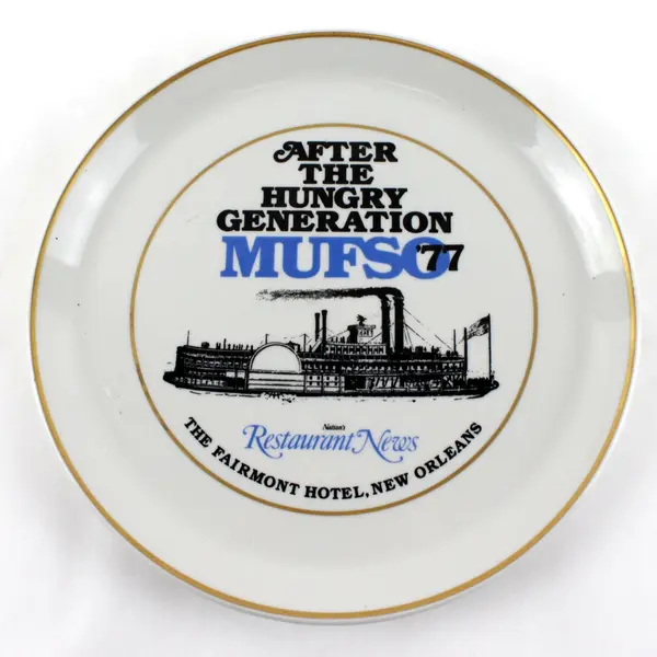Shenango China Vintage 1977 Multiconference Food Service Commemorative Plate