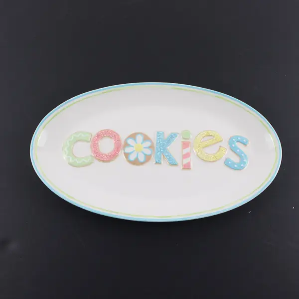 Hallmark Springtime Flowers Porcelain Cookies Platter Sugar Cookie Recipe