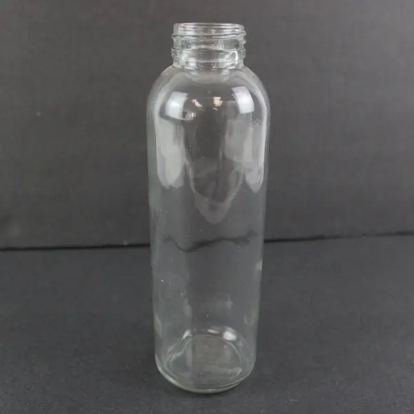 16oz Clear Glass Tall Juice Bottle