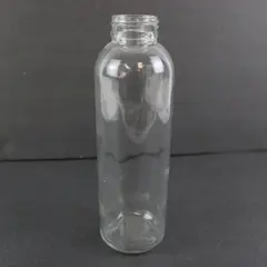 16oz Clear Glass Tall Juice Bottle