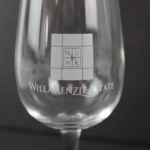 Lot of 4 Stemmed Wine Tasting Nosing Promo Glasses Multiple Wineries
