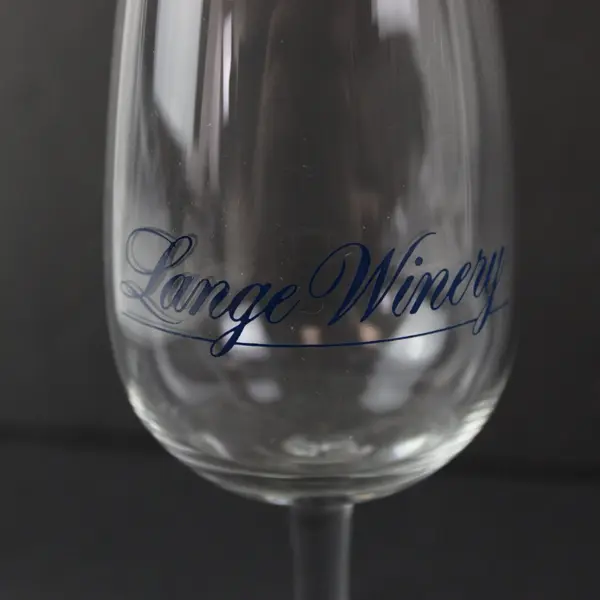 Lot of 4 Stemmed Wine Tasting Nosing Promo Glasses Multiple Wineries