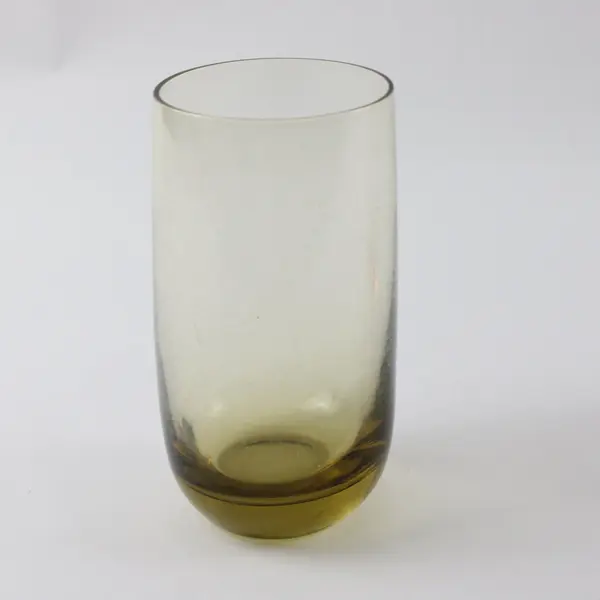 Lot of 2 Modern Ombre Tinted Glass Tumblers Drinkware
