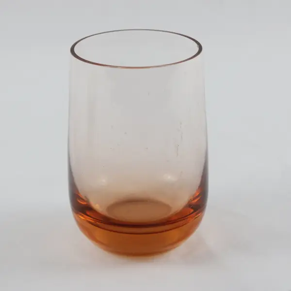 Lot of 2 Modern Ombre Tinted Glass Tumblers Drinkware