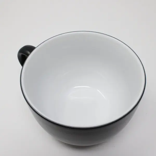 Set of 2 Steelite Performance Matte Black Ceramic Coffee Mugs